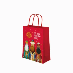 Bolsa De Regalo Diseño Navidad Pequeña x Unidad
