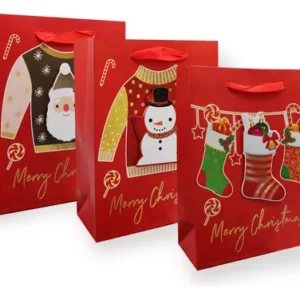 Bolsa De Regalo Diseño Navidad x Unidad