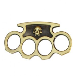 Manopla Metalica Diseno Calavera
