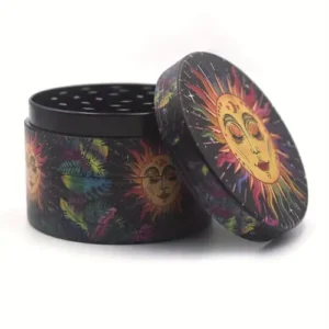 Moledor Metalico Grande Mandalas Hippie 50 mm