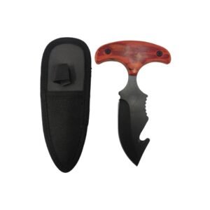 Cuchillo De Puño Con Mango De Madera