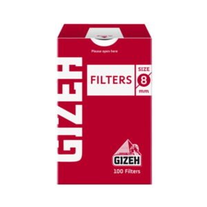 Filtros En Caja Gizeh Regular 8mm -100 Piezas