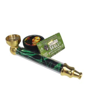 Set Pipa Metálica Marley + Moledor + Rejilla