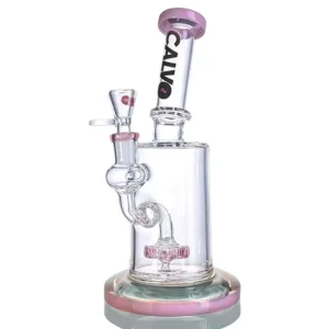 Bong Pyrex Calvo Esencial Rig Color Pink 22 cm