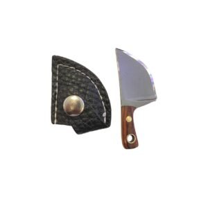 Mini Cuchillo Acero Inoxidable 5 Cm+ Funda - 5