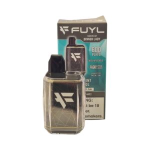 Vaporizador Recargable Dinner Lady Fuyl 600 Puffs -Sabor Spearmint Menthol