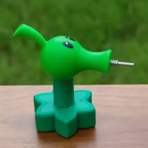 Mini Bong Wax Silicona Plantas Vs Zombies