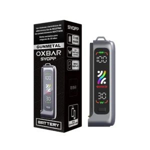 Vaporizador Oxbar Svopp - Bateria color Gun Metal