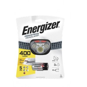 Linterna Energizer Frontal 5 Leds 400 Lumenes + 3x Pilas AAA Incluidas
