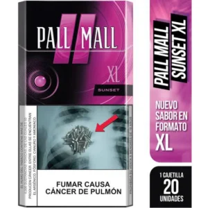 Cigarrillos Pall Mall XL Sunset 20 un.