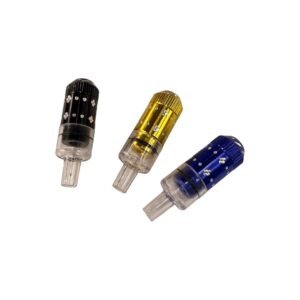 Pipa Chupete Metalica con Boquilla Transparente - Variedad Colores